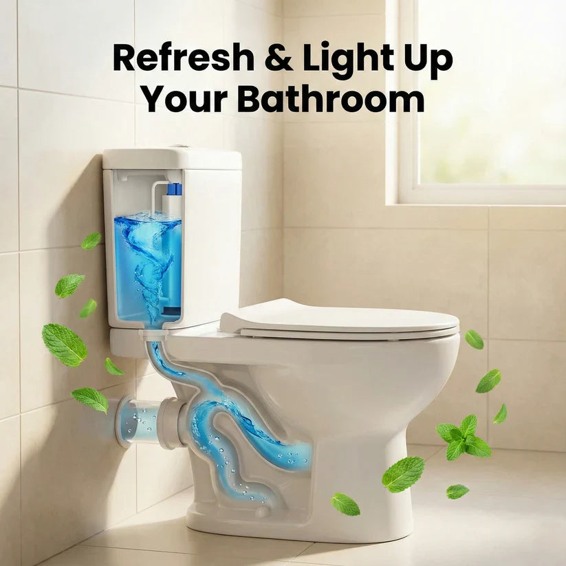 🚽 Toilet Cleaning Tablet (10 pcs) | Automatic Cleaner & Deodorizer